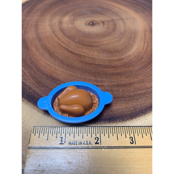 Fisher-Price Loving Family Dollhouse Miniature Turkey Dinner Play Food 1993 - Picture 6 of 7